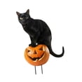 thumbnail image 3 of Estatua de gato para jardín shamjiam decoración de Halloween 189 x 28 cm, 3 of 8