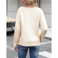 thumbnail image 2 of Christmas Sweaters for Women Christmas Tree Printed Ugly Christmas Sweater Knit Warm Pullover Sweater Shermie, 2 of 9