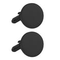 thumbnail image 1 of Gemelos para hombre jinwen redondos únicos y novedosos botones para camisa Negro, 1 of 8