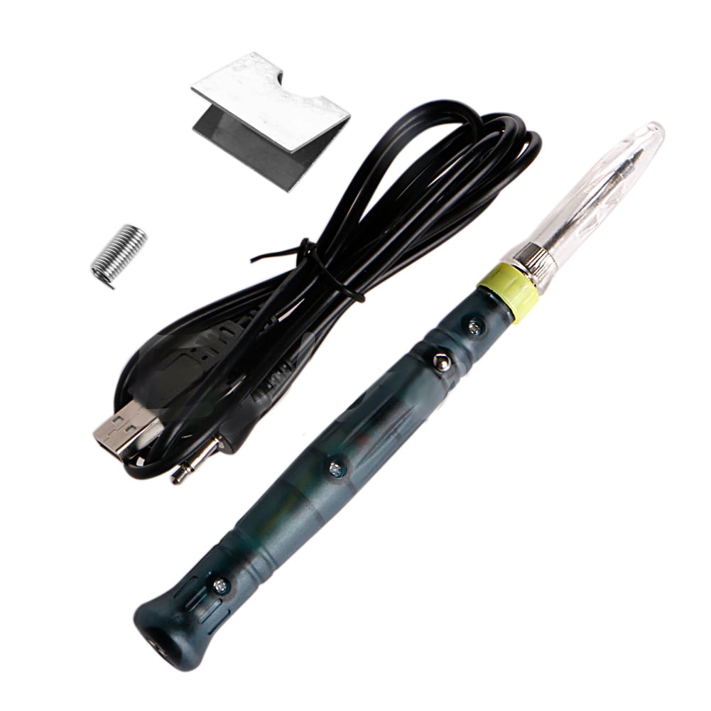 New Professional Mini 5V 8W LED Indicator USB Powered Welding Soldering Iron Kit