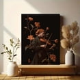 thumbnail image 6 of Woman Playing Violin Floral Canvas Print Wall Art for Living Room Office Library Music Room, 6 of 8