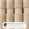 thumbnail image 3 of Great Bay Home Cotton Premium Plush 6 Piece Towel Set, Sandstone, 3 of 7