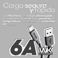 thumbnail image 4 of Cable Tipo C 1m Usb Tejido Tpe Carga Rápida Wekome WDC-03A Color Negro, 4 of 6