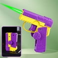 thumbnail image 1 of ¡Gran Descuento!, Encendedor de tubo inflable con punta de llama abierta y luz inclinada con forma de cráter transparente Akmoler, 1 of 9