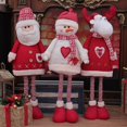 thumbnail image 1 of Big Size Christmas Santa Claus Dolls Retractable Snowman Elk Toys Xmas Tree Decor 2022 Navidad Natal Christmas Gifts Ornaments3GERMANY He Qiyong unisex, 1 of 1