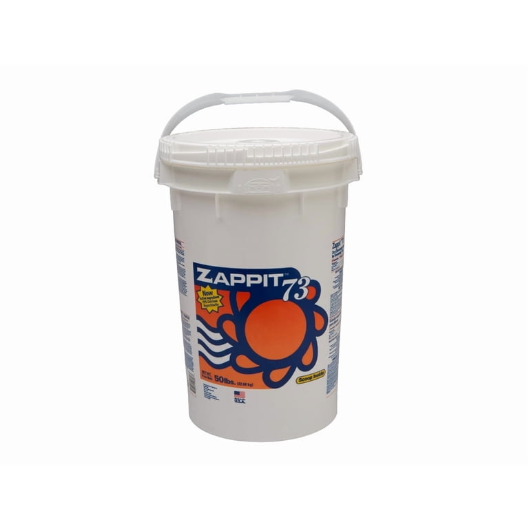 Zappit 73% Super Strength Pool Shock, 50 LB Bucket, 70% Chlorine