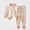 A Pink, variant on ITSAME Girls 2 Piece Crewneck Long Sleeve Pullover and Pants Set Cartoon Print Casual Loungewear Outfit Size 2T