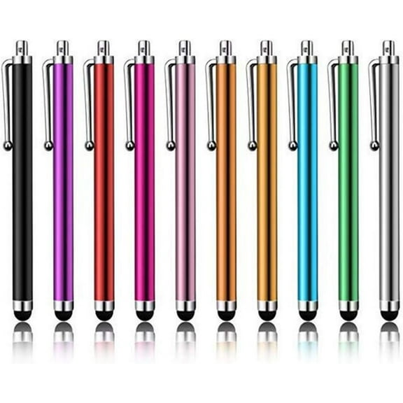 Stylus Pen 10 Pack Stylus Universal Touch Screen Capacitive Stylus for Kindle Touch ipad iPhone 6/6s 6Plus 6s Plus Samsung S5 S6 S7 Edge S8 Plus Note, Multicolor
