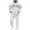 White, variant on Men's Tracksuits Sweatsuits for Men Sweat Track Suits 2 Piece Full-zip Long Sleeve Solid Track Jackets and Pants Jogger Outfits