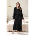 thumbnail image 3 of Richie House Women's Fleece Robe with Hood RHWN2233, 3 of 6