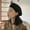 Black, variant on Padat Kapas Wanita Baret Musim Gugur Musim Dingin Oktagonal Cap Topi Bergaya Seniman Pelukis Tukang Koran Topi Outdoor Topi Baret Boinas Hadir