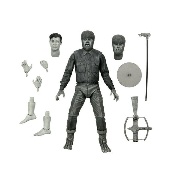 Universal Monsters - 7” Scale Action Figure - Ultimate Wolf Man (B&W)