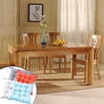 thumbnail image 4 of Wosthever Poliéster fijado a las sillas Cojín para sillas - Estabilidad y sin deslizamiento Comedor Jardín Oficina Asiento Decoración del hogar Cielo azul 40x40, 4 of 6