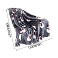 thumbnail image 3 of Up to 70% Off Blanket Hwkond Christmas Blanket Holiday Reindeer Snowflake Printed Flannel Winter Warm Sofa Decoration Cover Blanket,150x200cm, 3 of 4