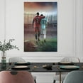 thumbnail image 3 of Póster de las estrellas del fútbol Cristiano Ronaldo y Lionel Messi, decoración de pared (sin marco), 3 of 3