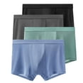 thumbnail image 1 of Happy Date Men's Mesh Breathable Boxer Briefs Cool Breeze Men's Underwear Open Fly, 1 of 8