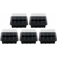 thumbnail image 1 of Seedling Tray, 5 Pack Professional 12 Hole Seed Tray Insert Starter Tray with Lid-, 1 of 5