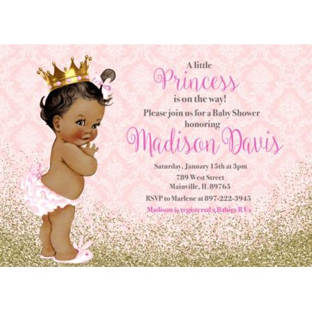 Princess Baby Shower Pink Gold Any Skin Tone Baby Shower Princess Baby Shower Pink Gold Any Skin Tone Baby Shower