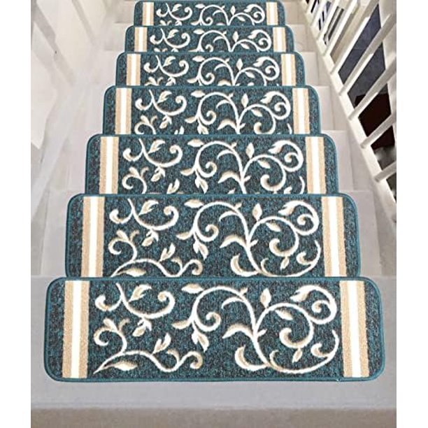 Floral Design Non Slip Rubber Back Kitchen Rug Kitchen Runner Kitchen