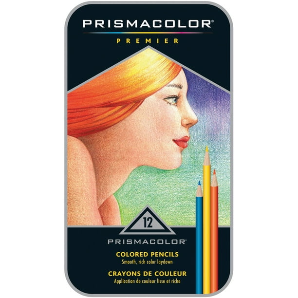 Prismacolor Premier Crayons de Couleur 12/Pkg-W/Bonus Art Stix