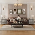 thumbnail image 3 of Holliwill Farmhouse 3 Pieces Bedroom Furniture Set, Wide 8 Drawer Dresser, Tall 6 Drawer Dresser and 3 Drawer Nightstand with Charging Station, Grey, 3 of 11