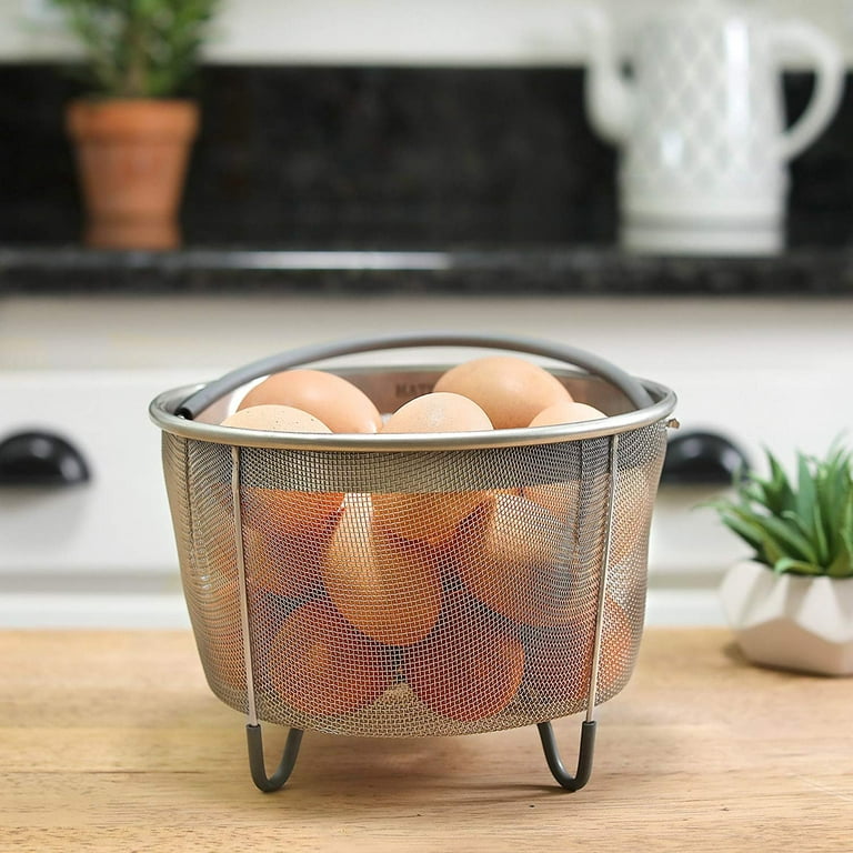 Steamer Basket for Instant Pot Accessories 6 Qt or 8 Quart - 2 Tier  Stackable Fi
