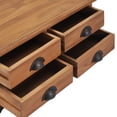 thumbnail image 4 of vidaXL Table Basse 68x68x30 cm Bois de Teck Massif, 4 of 5