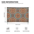 thumbnail image 3 of Cauagu African Tribal Style for Tyvek Makeup Bag,Reusable Travel Cosmetic Bag Women Organizer Toiletry Bag Birthday,Gifts for Women Girlfriend Mom Teacher 6.5’’*8.9’’, 3 of 7