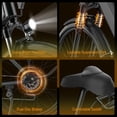 thumbnail image 6 of Movcan 26" Tires Adult Electric Bike, 750W Electric Commuter Bicycle, 48V 13Ah Removable Battery, 7 Speed Front Fork Suspension Mountain Bike UL2849, 6 of 9
