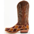 thumbnail image 3 of Horse Power Men's Patchwork Western Boot Square Toe Tan 8.5 D(M) US, 3 of 7