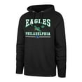 thumbnail image 2 of Men's '47 Black Philadelphia Eagles Packed House Headline Pullover Hoodie, 2 of 3