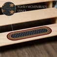 thumbnail image 5 of VHC Brands Seasonal Flooring-Liberty Stars Flag Oval Jute Stair Tread, 8.5x27, Americana Red, 5 of 9
