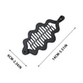 thumbnail image 3 of UNLLLL Wave Style Ponytail Clip, Vertical Banana Hair Claw with Twisting Design, Strong Hold Hair Accessory for Thick Hair, for Simple Updo Daily Styling and Travel (Brown), 3 of 6
