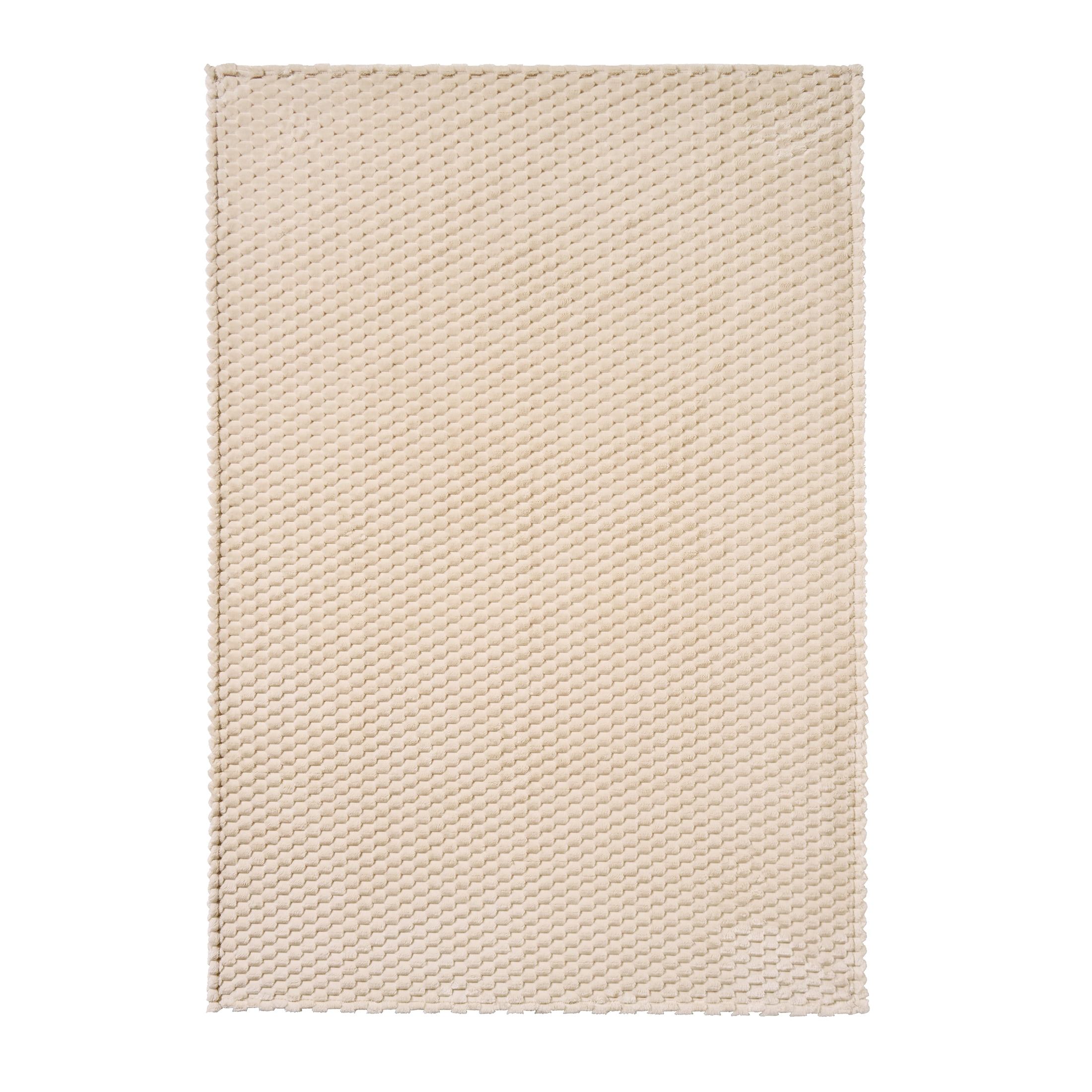 Better Homes & Gardens Textured Velvet Plush Oversized Couch Throw Blanket, Papyrus Beige