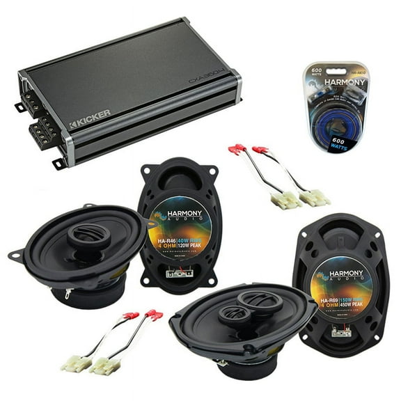 Fits Buick Century 1982-1996 OEM Speaker Upgrade Harmony R46 R69 & CXA360.4 Amp