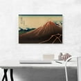 thumbnail image 2 of ARTCANVAS Lightning Below The Summit - Storm below Mount Fuji 1832 Canvas Art Print by Katsushika Hokusai - Size: 26" x 18" (0.75" Deep), 2 of 9