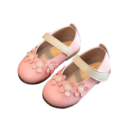 

cngelg Fashion Autumn Girls Casual Shoes Flat Light Breathable Hook Loop Flower Solid Color Comfortable Toddler Girl Lace up Boots Speak Boots Girls Rain Boots Size 4