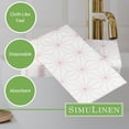 thumbnail image 2 of SimuLinen 12"x17" Disposable Guest Hand Towels - Rose Gold Geometric Design - 100ct, 2 of 8