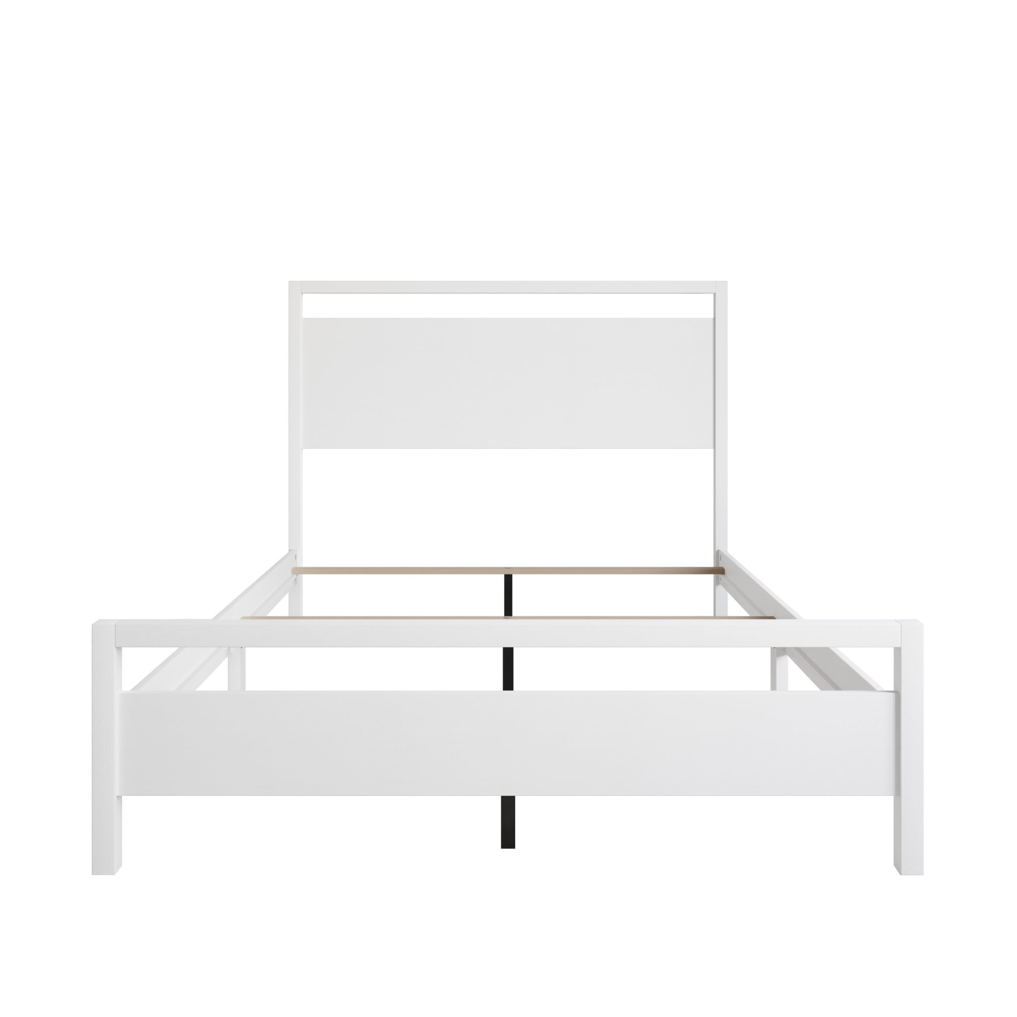 Ontario Panel Bed for Adult, Clean and Chic Modern Bed Frame, Perfect for Cozy Setups, Neutral Homes & Simple Interior Styles, Box Spring Required