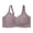 Grey, variant on Women's Bras Without Steel Rings Seamless Underwear Large Sized Comfortable Bras With European And Styles