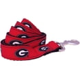 thumbnail image 2 of Brand New Georgia X-Small Pet Dog Collar(3/4 Inch Wide, 6-12 Inch Long), and Small Leash(5/8 Inch Wide, 6 Feet Long) Bundle, Official Bulldogs Logo/Colors, 2 of 3