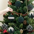 thumbnail image 3 of Qjidjing 6Pcs Christmas Tree Ball Ornaments, 3.15 inch Hanging Flocked Balls, for Christmas Tree, Mantel, Indoor Holiday Decor, 3 of 6