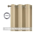 thumbnail image 2 of Cortinas Blackout 275cm Ancho X 215cm De Largo En 2 Paneles BEIGE, 2 of 6