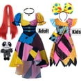 thumbnail image 2 of Disfraz de Sally de Pesadilla antes de Navidad para madre e hijos, ropa de Halloween, disfraz familiar, mono de Jack, disfraz, 2 of 4