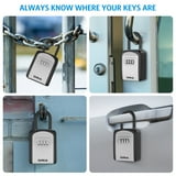 AMIR Key Lock Box, 4-Digit Combination Key Storage, Door Knob Safe ...