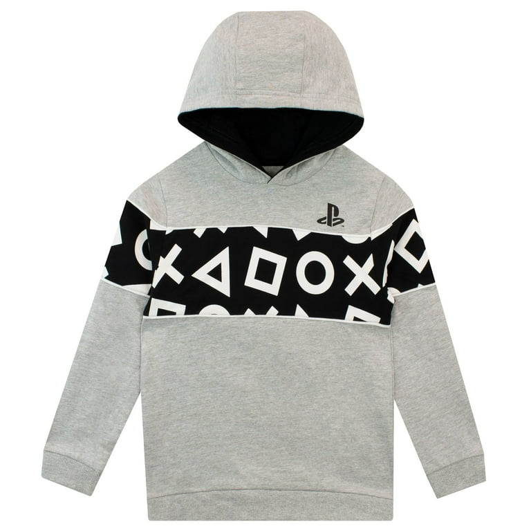 Playstation Boys Hoodie Gray Sizes 6 14 Walmart