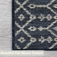 thumbnail image 3 of Waterproof Boho Indoor Outdoor Rug 8x10 (8'9"x12'2") Low Pile Geometric Patio Rug Non-Shedding Throw Mat Super Soft Textured Woven Large Area Mat Retro Decor for Balcony Backyard Porch, 3 of 9