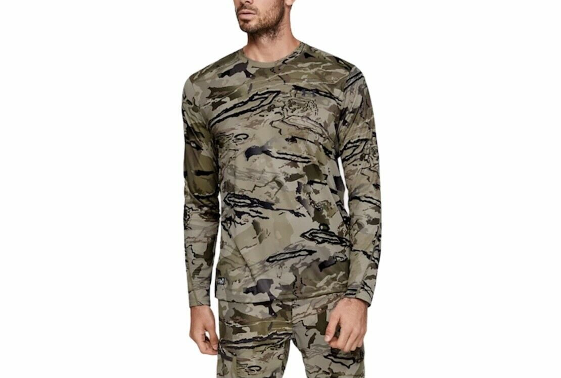 regiment Zich afvragen landinwaarts Under Armour Men's Size Iso-Chill Hunting Camo Brown Long Sleeve UA T-Shirt  - Walmart.com