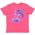 thumbnail image 3 of Inktastic 5th Birthday Mermaid Tail Youth T-Shirt, 3 of 5