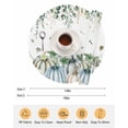 thumbnail image 6 of 13 Inch Round Placemats Set of 6, Green Blue Pumpkins Fall Non Slip Heat Insulation PP Table Mats, Thanksgiving Eucalyptus Leaves Washable Place Mats for Kitchen Dining Party Table Decor, 6 of 7